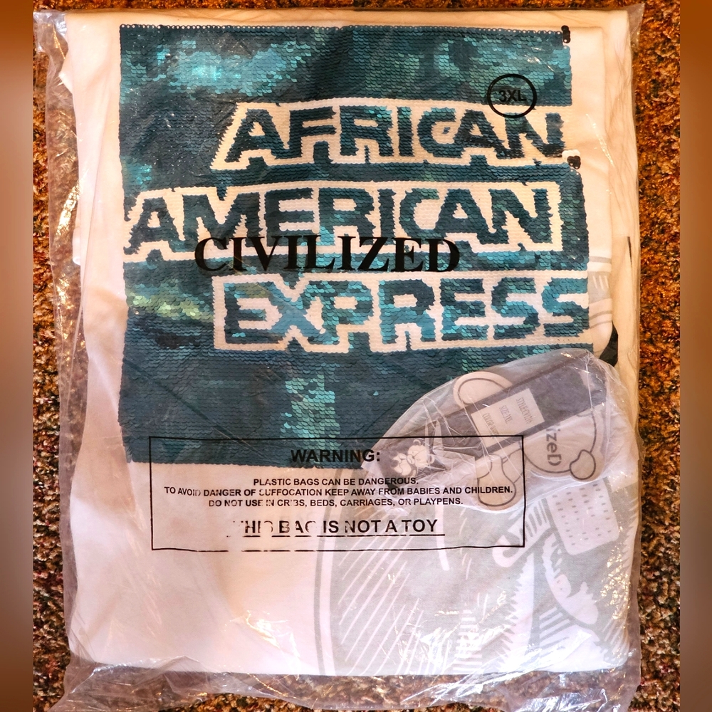"Civilized" African american express jogger set